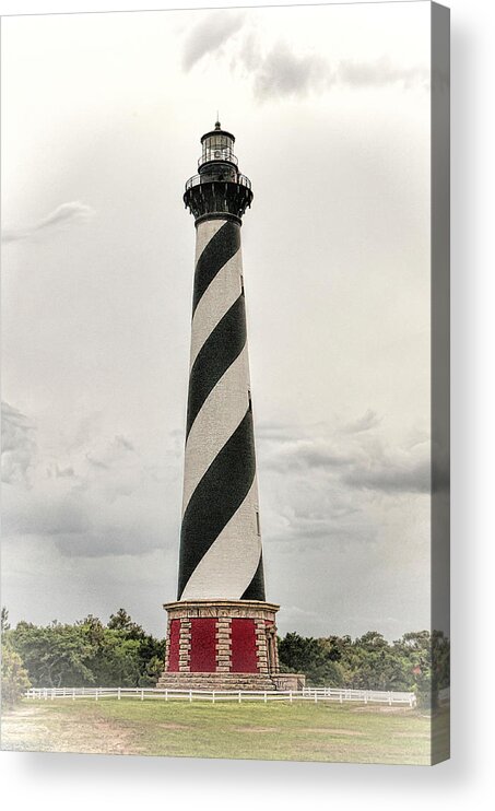 Cape Hatteras Light Acrylic Print featuring the photograph Cape Hatteras Light by Phyllis Taylor