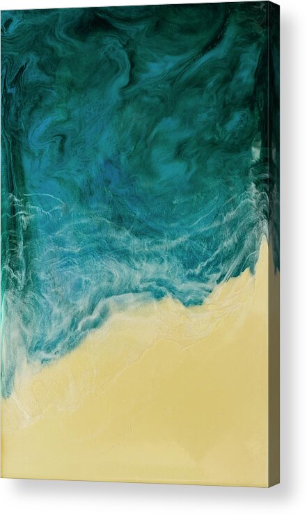 Resin Acrylic Print featuring the painting Castaway by Jennifer Walsh