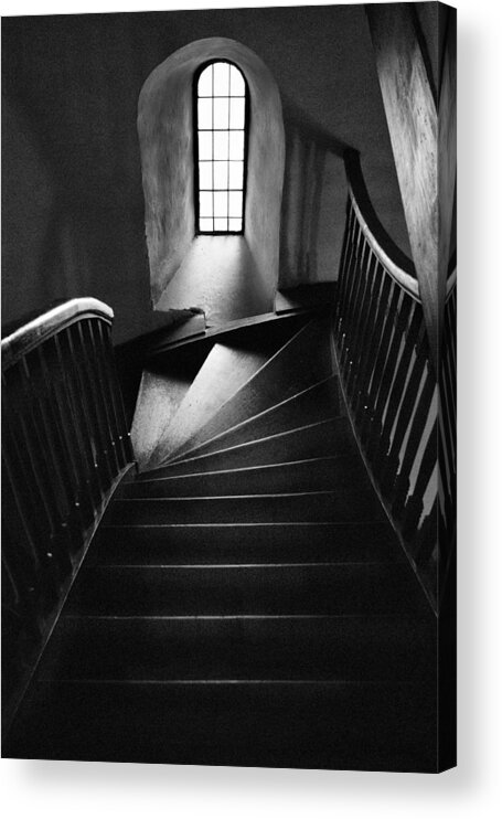 Church Acrylic Print featuring the photograph Church Stairs In Bad Boll by Stefan Eisele