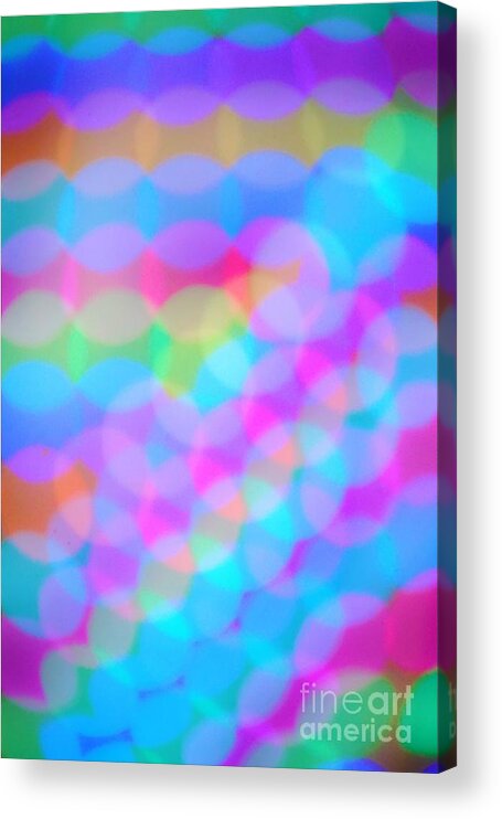 Colors Acrylic Print featuring the photograph Colorful Lights by Merle Grenz