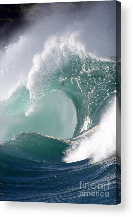 Tide Acrylic Print featuring the photograph Crashing Wave by Mana Photo