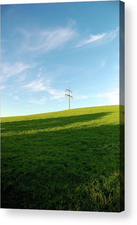 Tranquility Acrylic Print featuring the photograph Current Line by Dominik Eckelt