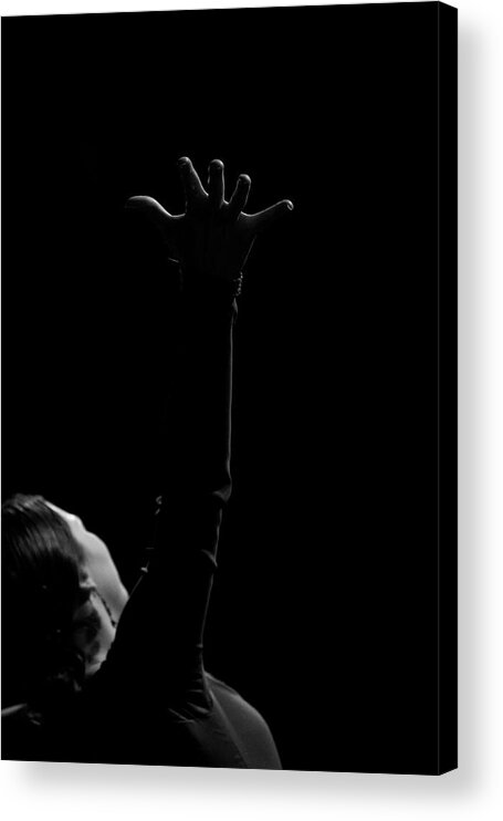 Hand Raised Acrylic Print featuring the photograph Dancer by Copyright, Juan Pelegrín.