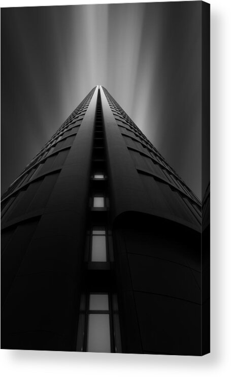 Skyscraper Acrylic Print featuring the photograph Dark Skyscraper by Juan Lpez Ruiz
