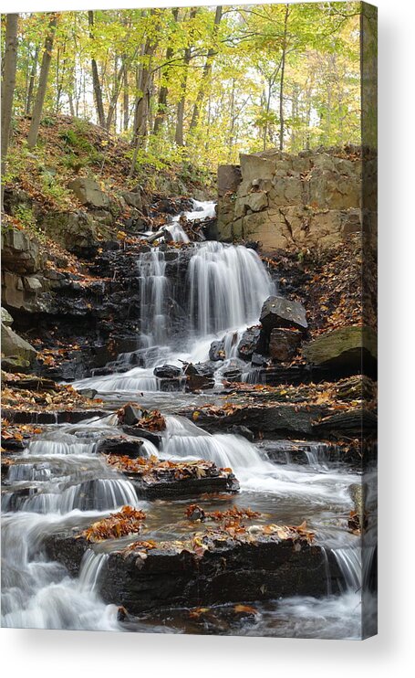 Waterfall Acrylic Print featuring the photograph Dividend Falls II by Patricia Caron