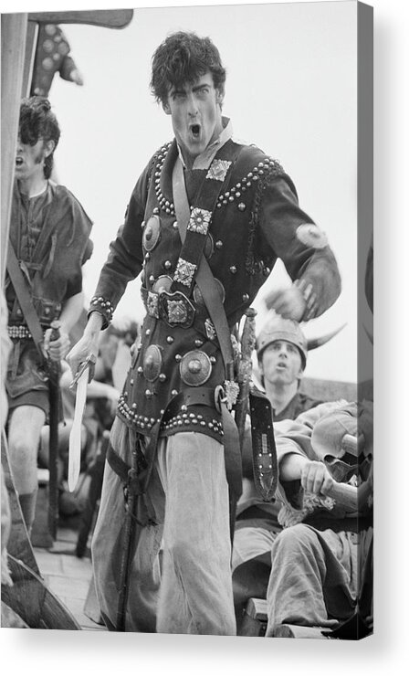 Singer Acrylic Print featuring the photograph Eddie Tenpole by Fin Costello