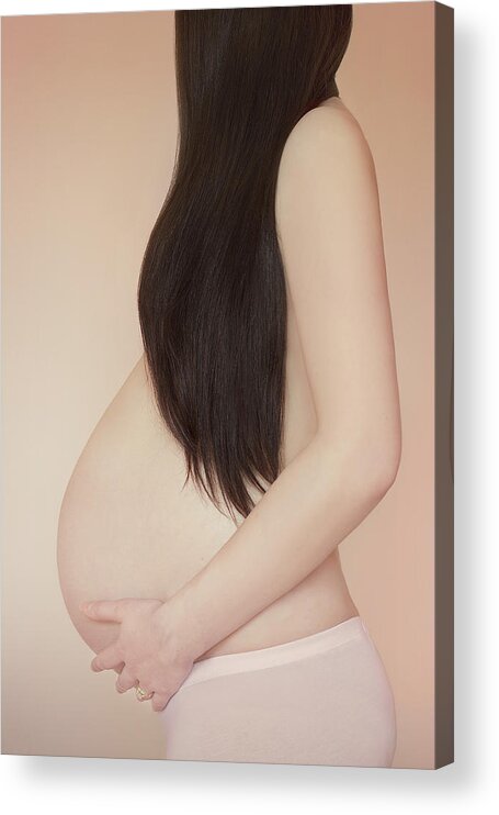 Maternity Acrylic Print featuring the photograph Ella by Slavka Miklosova