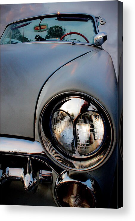 Car Acrylic Print featuring the photograph Evening Headlight by Neil Pankler