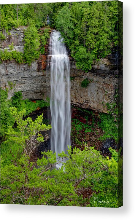 Art Prints Acrylic Print featuring the photograph Fall Creek Falls by Nunweiler Photography