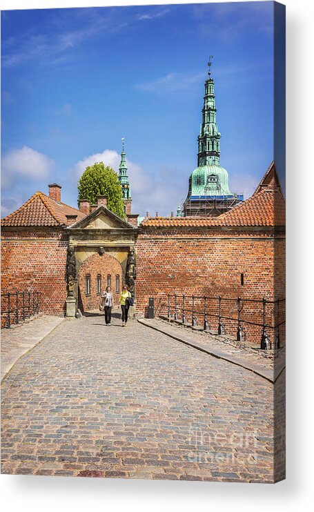 Hillerod Acrylic Print featuring the photograph Frederiksborg castle Denmark by Sophie McAulay