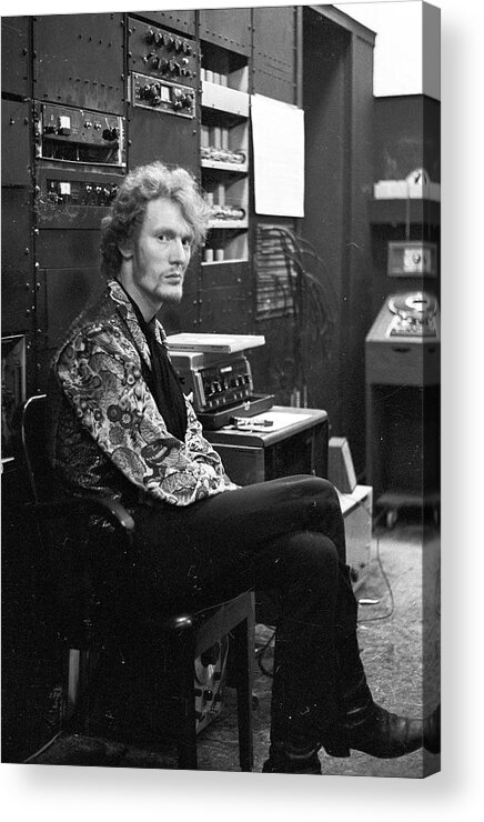 Music Acrylic Print featuring the photograph Ginger Baker Backstage by Michael Ochs Archives