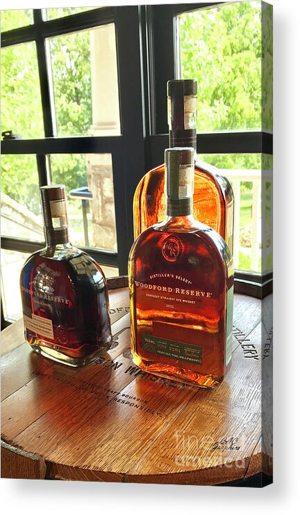 Woodford Reserve Acrylic Print featuring the photograph Golden Bourbon 2 by CAC Graphics