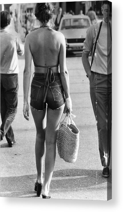 Material Acrylic Print featuring the photograph Hot Pants by Roy Jones