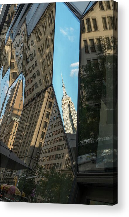 Empire State Building Acrylic Print featuring the photograph Icon Rising by Jessica Levant