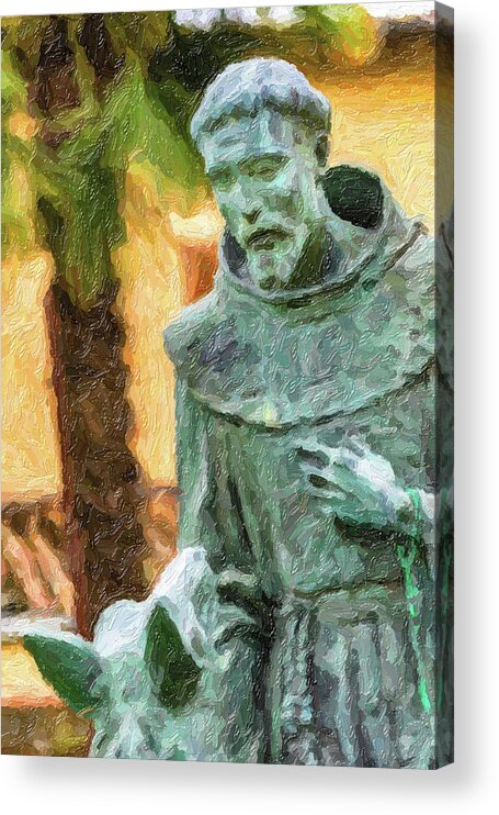 Cotignola Acrylic Print featuring the photograph ILLUSTRATION Saint Francis by Vivida Photo PC