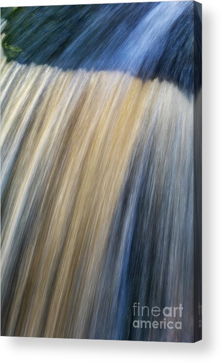 Water Acrylic Print featuring the photograph In Full Flow by Tim Gainey