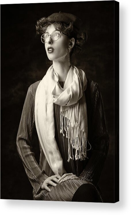 Vintage Outfit Acrylic Print featuring the photograph In Vintage Outfit by Jan Slotboom