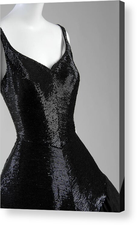 1950-1959 Acrylic Print featuring the photograph Infanta Evening Dress by Chicago History Museum