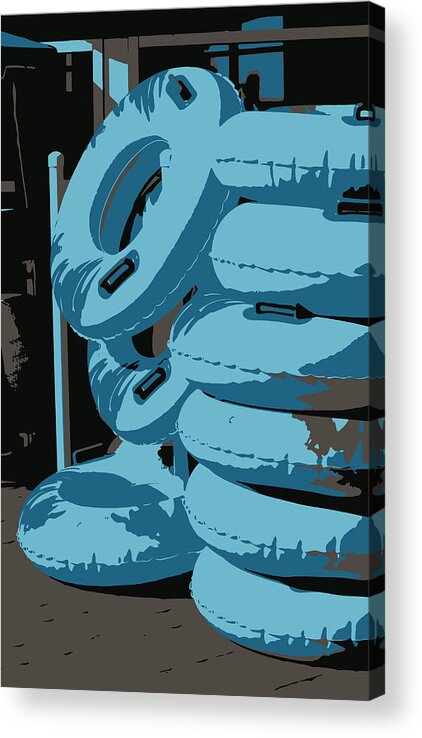 Inner Acrylic Print featuring the photograph Inner Tubes by Cathy Harper