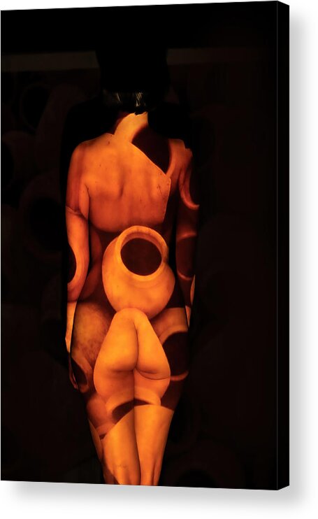 Nude Acrylic Print featuring the photograph Jugs 2 by Dov Fuchs
