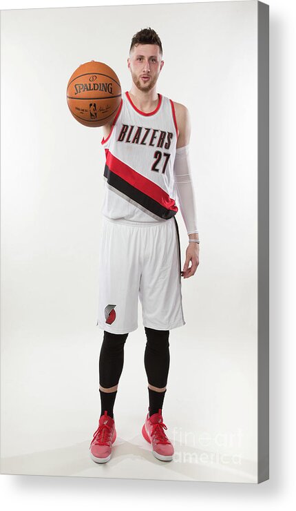 Jusuf Nurkic Acrylic Print featuring the photograph Jusuf Nurkic Photo Shoot by Sam Forencich