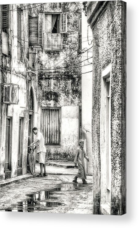 10-15 Years Acrylic Print featuring the photograph 3618b Street Life Stonetown Zanzibar Photo Rag Art Print by Amyn Nasser