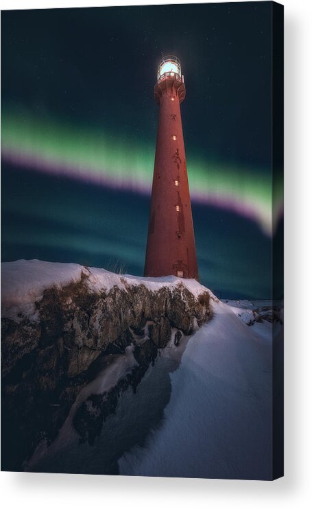 Sky Acrylic Print featuring the photograph Light Curtains by Giovanni Venier