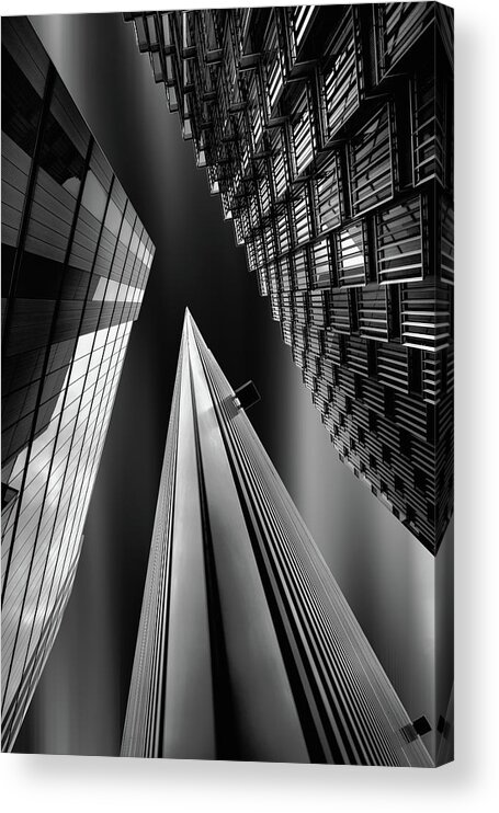 Architecture Acrylic Print featuring the photograph Light Pyramid by Olavo Azevedo