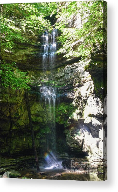 Lost Creek Falls Acrylic Print featuring the photograph Lost Creek Falls 1 by Phil Perkins