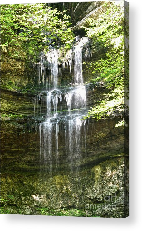Lost Creek Falls Acrylic Print featuring the photograph Lost Creek Falls 5 by Phil Perkins