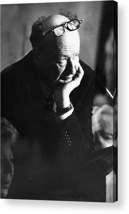 1980-1989 Acrylic Print featuring the photograph Mayor Ed Koch by New York Daily News Archive