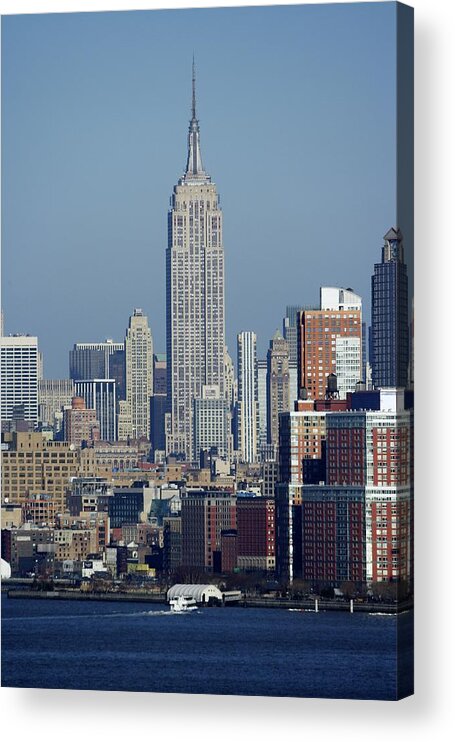 Battery Park Acrylic Print featuring the photograph Midtown by Ogen