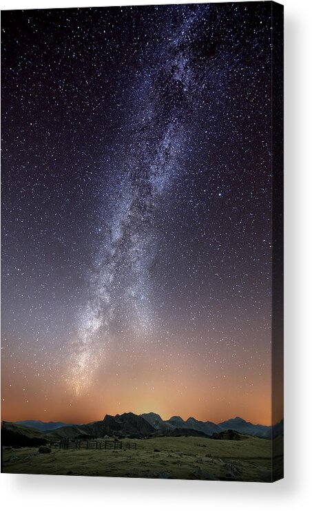 Scenics Acrylic Print featuring the photograph Milky Way by Inigo Cia