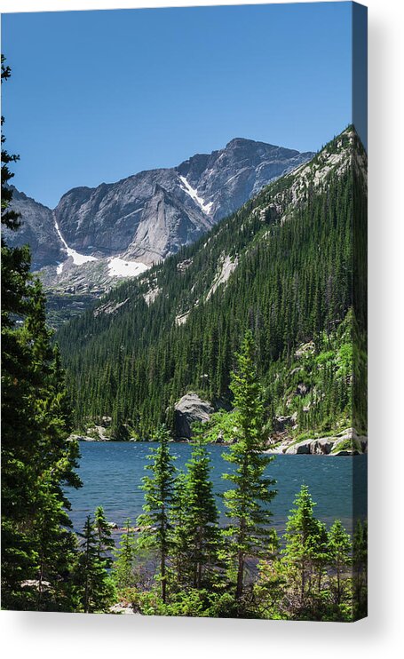 Scenics Acrylic Print featuring the photograph Mills Lake, Rocky Mountain by Jerry Whaley