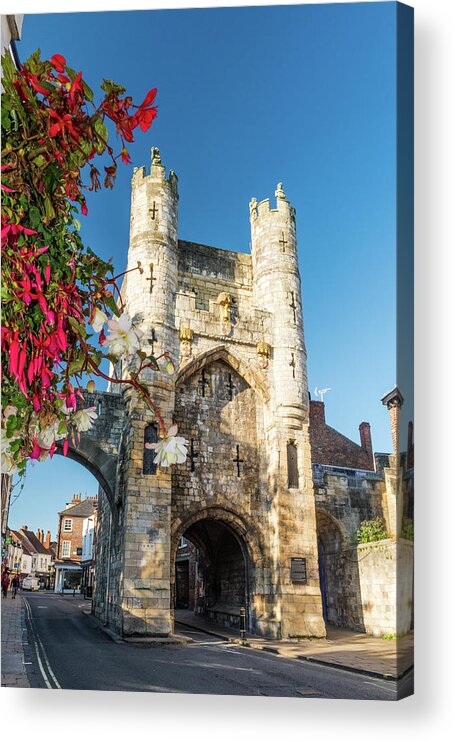 Monk Bar Acrylic Print featuring the photograph Monk Bar, York, Yorkshire by David Ross
