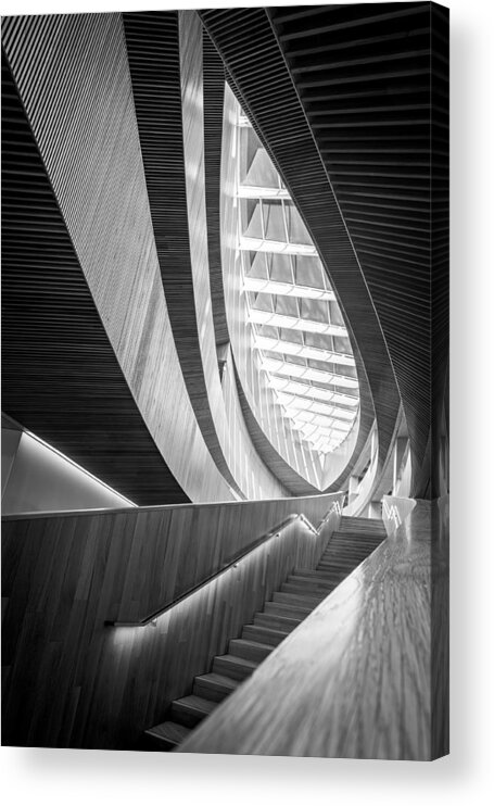 Calgary Acrylic Print featuring the photograph Monochrome Lines by Craig Harding