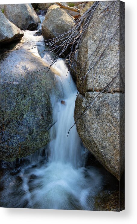 Water Acrylic Print featuring the photograph Mountain Stream by Fred DeSousa