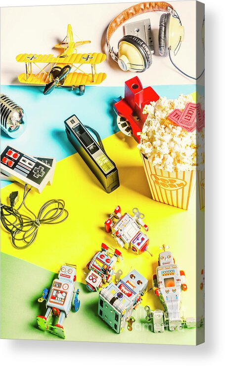 Games Acrylic Print featuring the photograph Multicolour memorabilia by Jorgo Photography