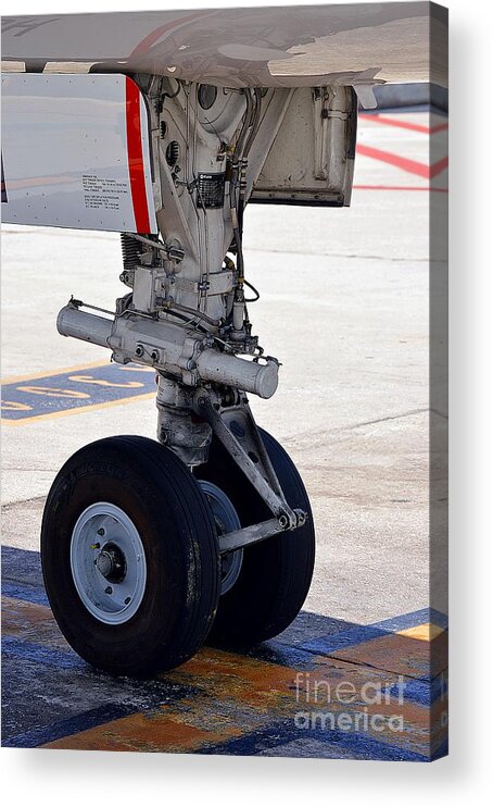 Nosegear Acrylic Print featuring the photograph NoseGear by Thomas Schroeder