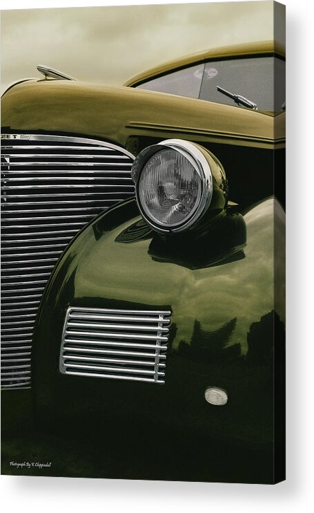Old Chevy Photo Prints Acrylic Print featuring the digital art Old Chevy 0111 by Kevin Chippindall