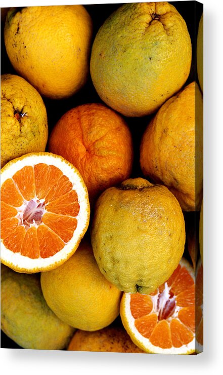 Amalfi Acrylic Print featuring the photograph Oranges From Amalfi Coast by Lonely Planet