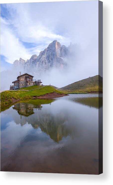 Alpine Acrylic Print featuring the photograph Pale Di San Martino by Alessandro Traverso