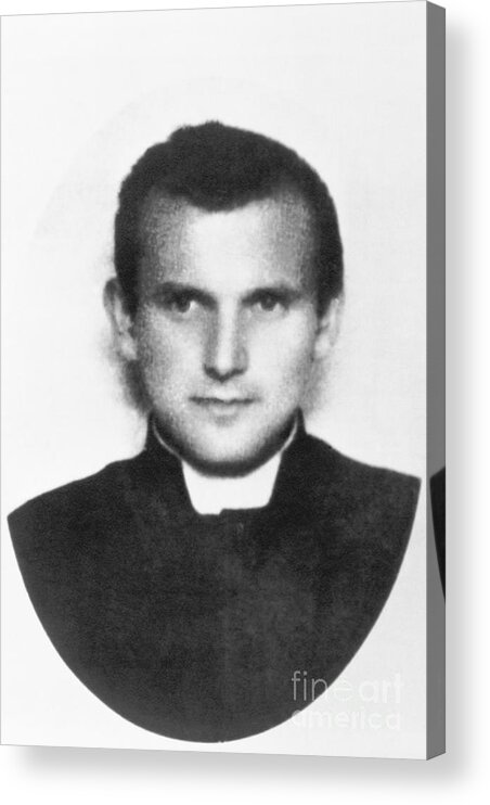 Young Men Acrylic Print featuring the photograph Pope John Paul II As Young Canon by Bettmann