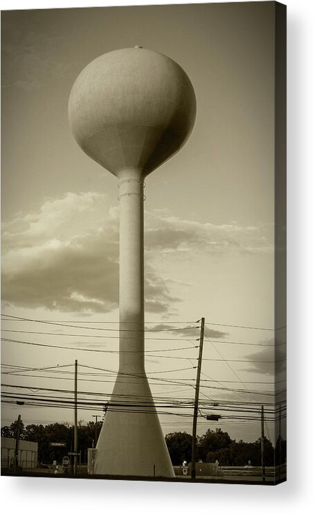 Pennsylvania Power And Light Acrylic Print featuring the photograph PPL Blue Tower by Jason Fink