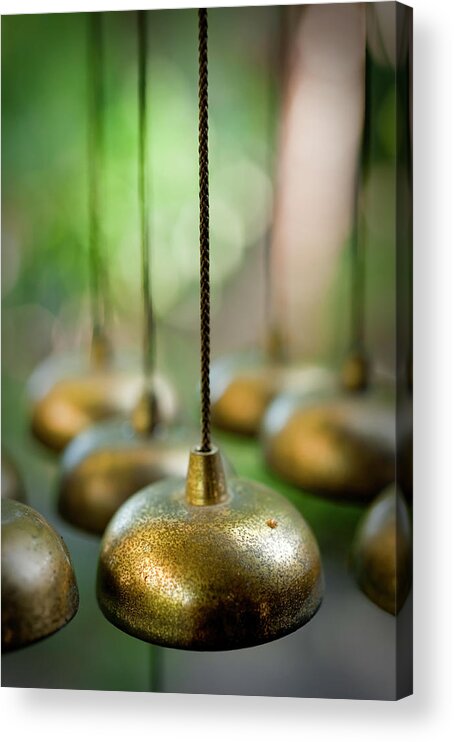 Silence Acrylic Print featuring the photograph Prayer Bells by Zepperwing