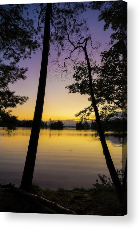 Ludington Acrylic Print featuring the photograph Pre Dawn On Lost Lake by Owen Weber