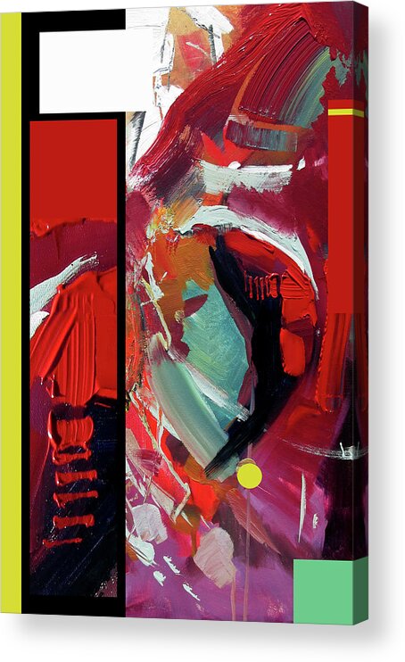  Acrylic Print featuring the painting Red Drink by John Gholson