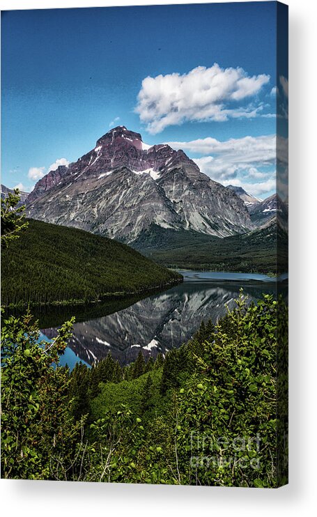 Montana Acrylic Print featuring the photograph Reflected Beauty - Vertical by Kathy McClure