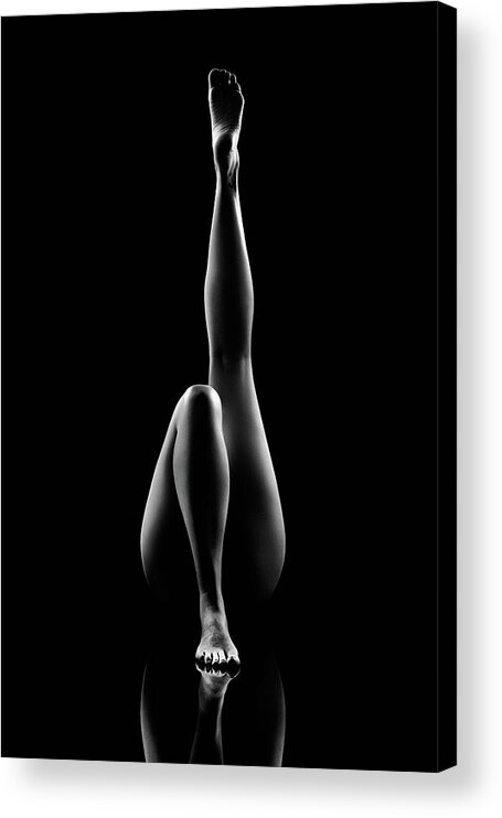 Woman Acrylic Print featuring the photograph Reflections of D'nell 7 by Johan Swanepoel
