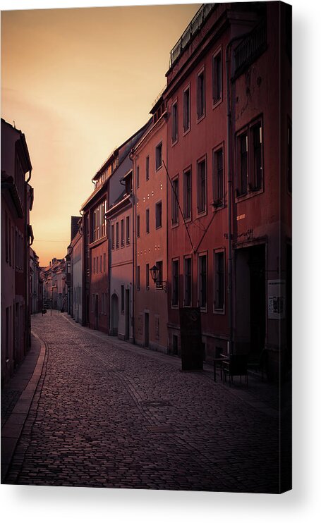 Tranquility Acrylic Print featuring the photograph Schmiedestraße by Holger Mörbe